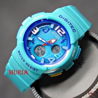 Gambar Digitec jam tangan anak pria wanita DMoe121a  dual time terbaru