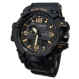 Gambar Digitec   Jam Tangan Pria   Rubber   Hitam List Gold   DG2090 JR