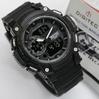 Digitec Jam Tangan Sport - Olahraga Renang - Dual Time DG3042T - Black  