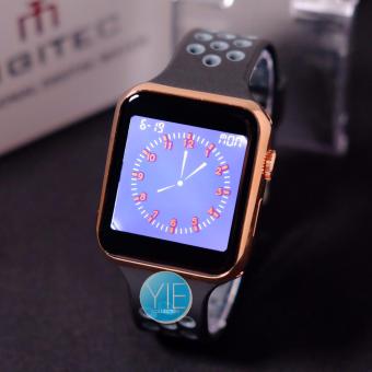 Gambar Digitec Jam Tangan Touchscreen Unisex (Pria dan Wanita) DG 3058 T Dual Time Water Resistant   Hitam Rosegold