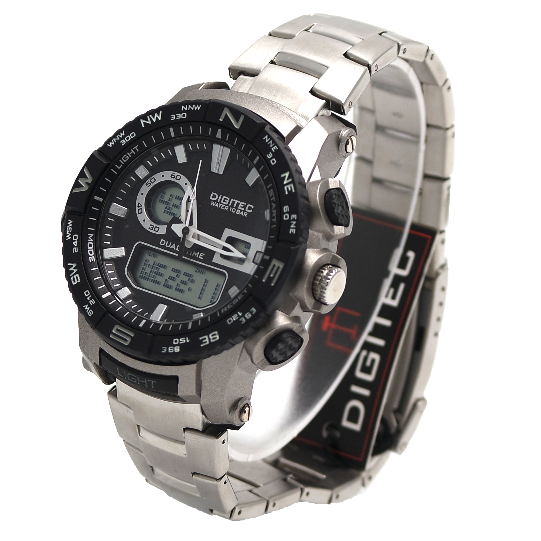 Neo Digitec Dual Time Jam Tangan Sporty Pria Dg 1003 Body 