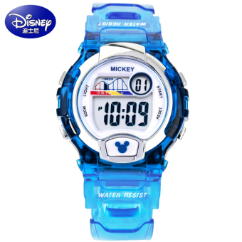 Gambar Disney Mickey Tahan Air Anak Laki laki Anak anak Elektronik Jam Tangan Jam Tangan Anak