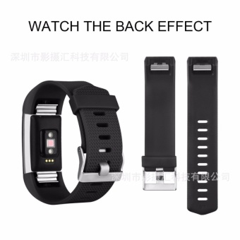 DJ Fitbit Charge 2 Strap Band Wristband Watch Replacementbracelet Accessory Size:L - intl  