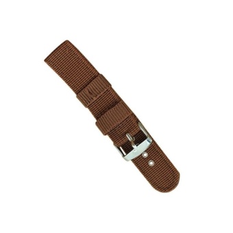 DJ High Quality Store New Men Strong Infantry Military Wrist Armynylon Canvas Strap Band For Watch 18Mm - intl  