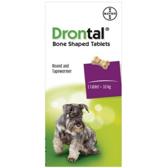 Gambar Drontal Dog   Obat Cacing untuk Anjing per Tablet