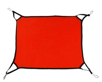 Gambar EOZY 2Pcs Soft and Comfortable Pet Cat Hammock Hanging Bed SleepPad for Hamsters Rabbits 64*57cm (Red)   intl
