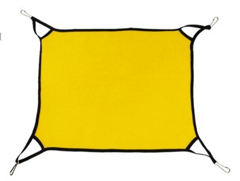 Gambar EOZY 2Pcs Soft and Comfortable Pet Cat Hammock Hanging Bed SleepPad for Hamsters Rabbits 64*57cm (Yellow)   intl