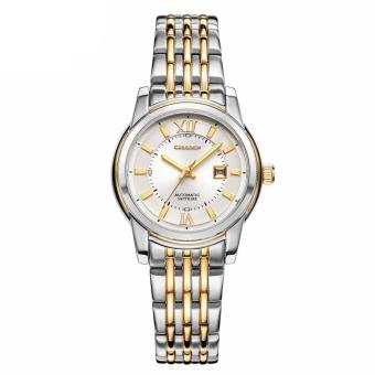 equipn Genuine Xisida watches automatic mechanical watch waterproof luminous sapphire business Ladies Watch (Gold)  
