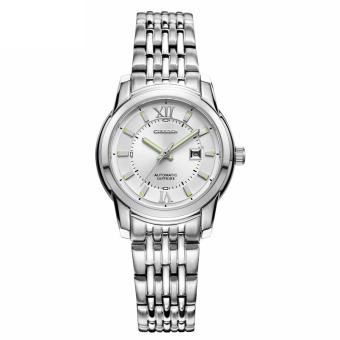 equipn Genuine Xisida watches automatic mechanical watch waterproof luminous sapphire business Ladies Watch (White)  