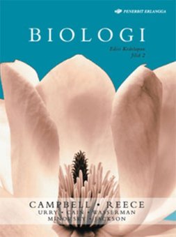 Gambar Erlangga Soft Cover Buku Biru   Biologi Jl.2 Ed.8  Campbell