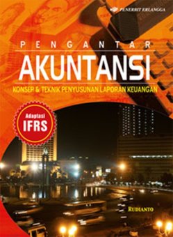 Gambar Erlangga Soft Cover Buku Merah   Pengantar Akuntansi, Adaptasi IFRS Rudianto