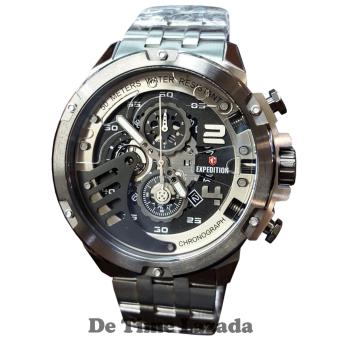 Expedition E6708 Jam Tangan Pria Stainless Steel Silver  