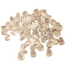 Fang Fang Plastic Ear Jewelry Stud Earring Plugs Earplug (Sliver)