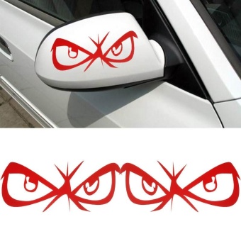 Gambar Fashion Eyes Design 3D Decoration Sticker For Car Side MirrorRearview RD   intl