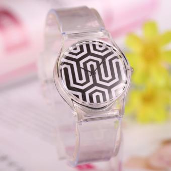 Fashion Watch - Jam Tangan Wanita dan Pria - Strap Karet - Putih - Model Swatch - FW0028White6  