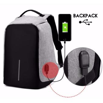 jual fh collection tas ransel anti maling gray semi jual fh collection tas ransel anti maling gray semi