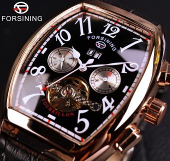 Gambar Forsining Date Month Display Rose Gold Case Mens Watches LuxuryAutomatic Watch Montre Homme Clock   intl