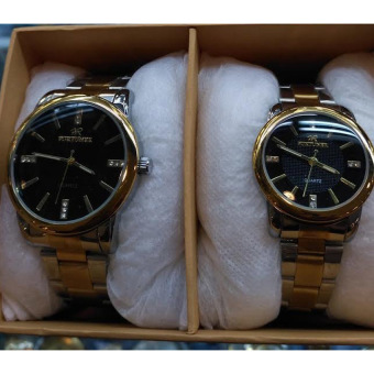 Gambar Fortuner Jam Tangan Couple   Stainless Steel   RO F312A25RM