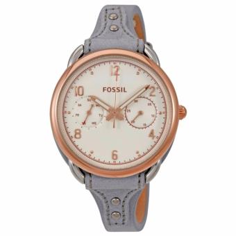 Fossil Tailor Multifunction Iron Leather Women's Watch, ES 4048  