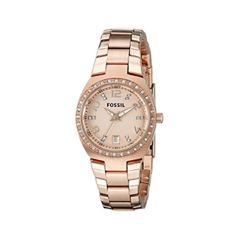 Fossil Women's AM4508 Serena Rose Gold-Tone Stainless Steel Watch - Intl  