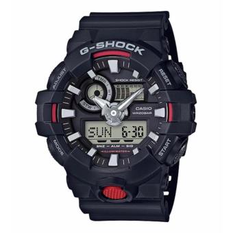 Gambar G Shock GA 700 1A   Jam Tangan Pria   Hitam   Resin band