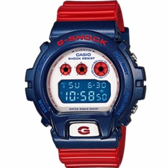 Gambar G SHOCK Original Jam Tangan DW 6900AC 2DR Merah Biru