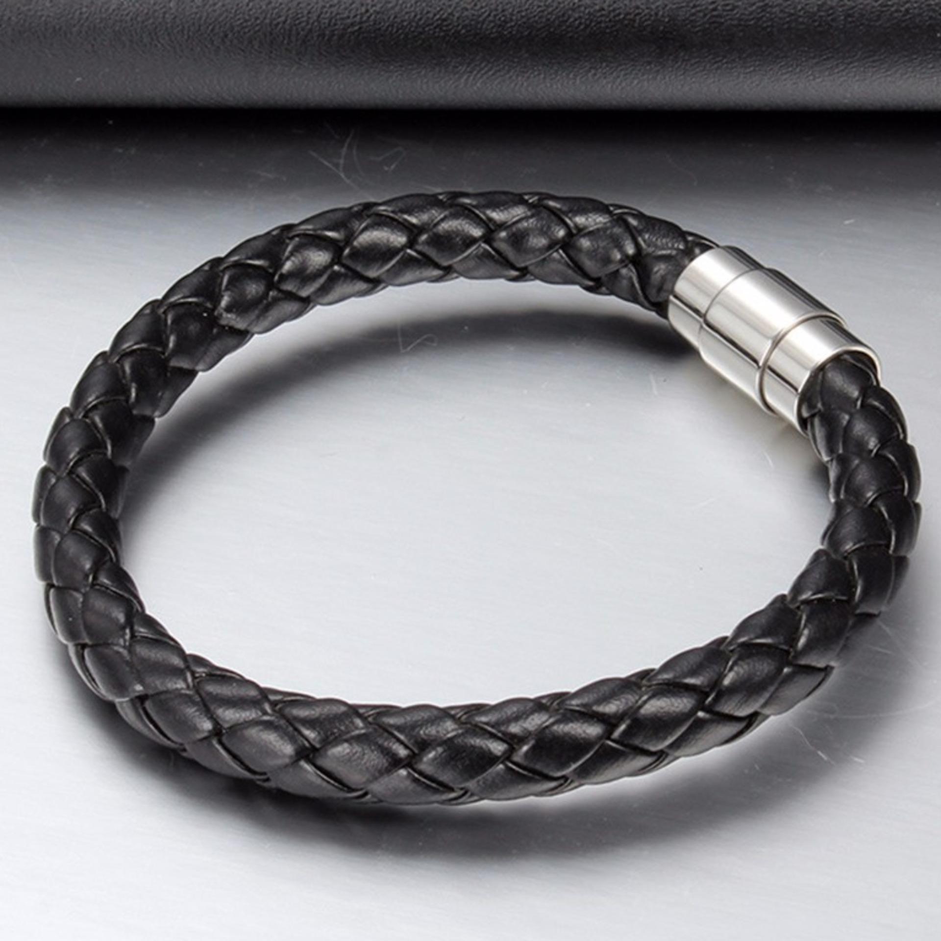 gelang tangan kulit coklat pria wanita cowok cewek asli gelang tangan kulit coklat pria wanita cowok cewek asli