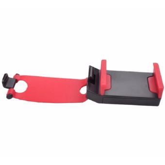 GPS  Phone Holder Setir Stir Mobil Model Universal Bisa UntukSemua Merk Mobil - Hitam Merah bisa untuk semua MERK dan TYPE mobil: Toyota Honda Mazda Nissan Mitsubishi Lexus BMW Mercy dll