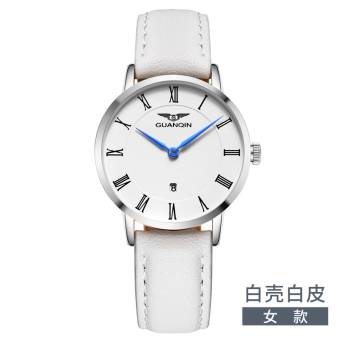 Gambar Guanqin Jianyue Waterproof baru jam tangan pasangan ultra tipis Watch