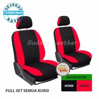 Gambar Gudang Leather Sarung Jok Mobil Avanza 2008 (Hitam   Merah)   OSCAR