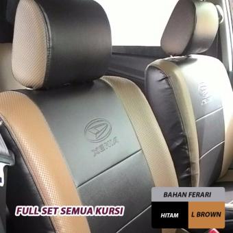 Gambar Gudang Leather Sarung Jok Mobil Great New Xenia   (Black   Brown)
