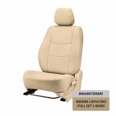 Gudang Leather Sarung Jok Mobil Mitsubishi Xpander (Cappucino) / Bahan Ferari
