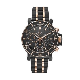 Gambar GUESS COLLECTION Gc HOMME X95002G2S   Chronograph   Jam Tangan Pria   Stainless   Black   Rose Gold