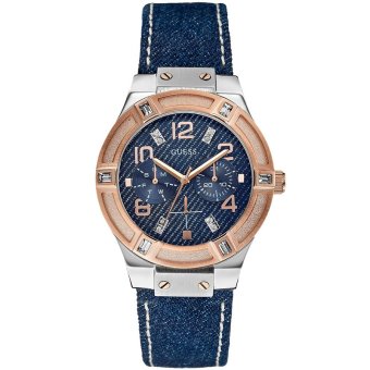 Gambar Guess   Jam Tangan Wanita   Biru   Strap Leather   W0289L1