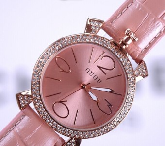 Gambar GUOU ayat yang sama wanita Shishang kasual Watch Shishang Diamond Watch