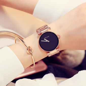 Jual GUOU Jianyue baja sabuk fashion jam Shishang jam tangan wanita
Online Murah