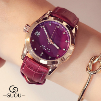 Gambar GUOU Jianyue waterproof siswa benar benar belt Shi Ying menonton Korea Fashion Style Watch