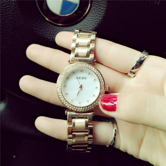 Gambar GUOU Korea Fashion Style baru wanita putaran Watch