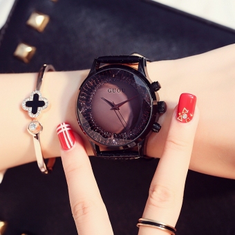 Gambar Guou Korea Fashion Style Ledakan Model Panggil Besar Jam Tangan Waterproof