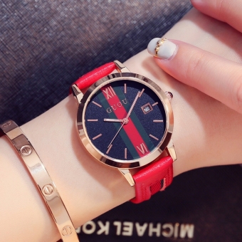 Gambar Guou Korea Fashion Style Perempuan Sabuk Pita Bentuk Perempuan Jam Tangan