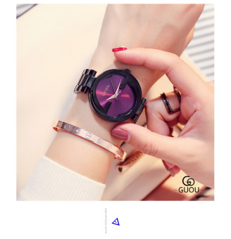 Gambar Guou sederhana skala baja jam tangan