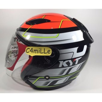 Cari Bandingkan HELM KYT DJ MARU MOTIF #13 BLACK RED FLUO HALF FACE Hot Deals