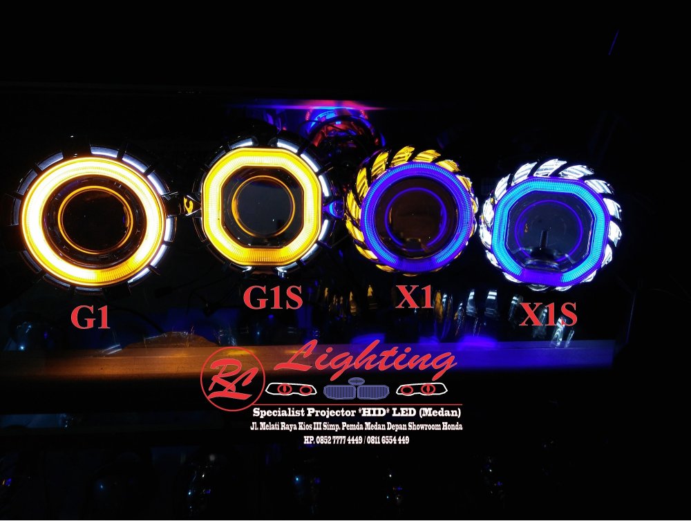 ... HID Projector Aes 6 Tipe G1 Lensa Kingkong - Motor ...