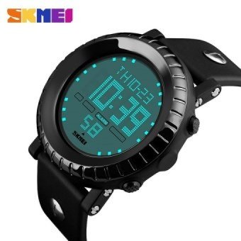 Hot Sell 50M Waterproof Mens Sports Watches Relogio Masculino MenSilicone Sport Watch Reloj S Shockproof Electronic Wristwatch - intl  