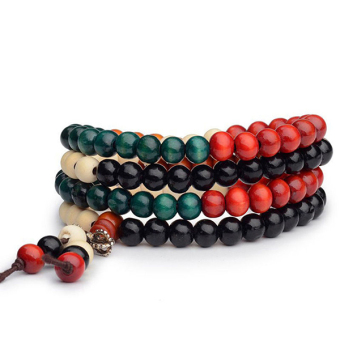 Bluelans Pria Wanita Infinity Multilayer Gelang Rantai Manik-Manik Buatan Tangan Perhiasan Warnawarni