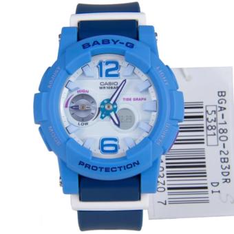 Gambar Jam Tangan Wanita   Tali Gelang Karet Casio Baby G  BGA 180