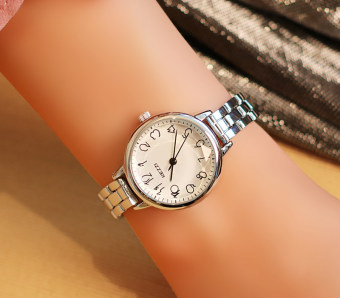 Gambar Jianyue cermin pemotongan digital jam tangan wanita Watch