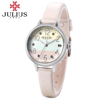 JULIUS JA - 930 Female Quartz Movt Artificial Gem Wristwatch (White) - intl  
