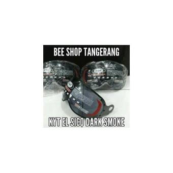 Gambar Kaca Helm Visor KYT EL SICO DARK SMOKE