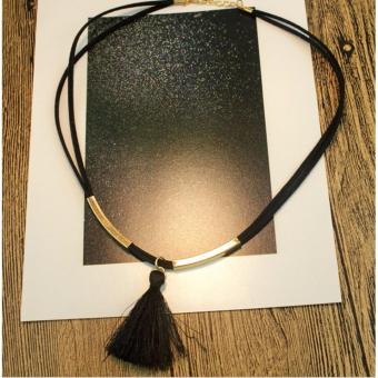 Gambar Kalung Wanita Tassel Type 007   Black